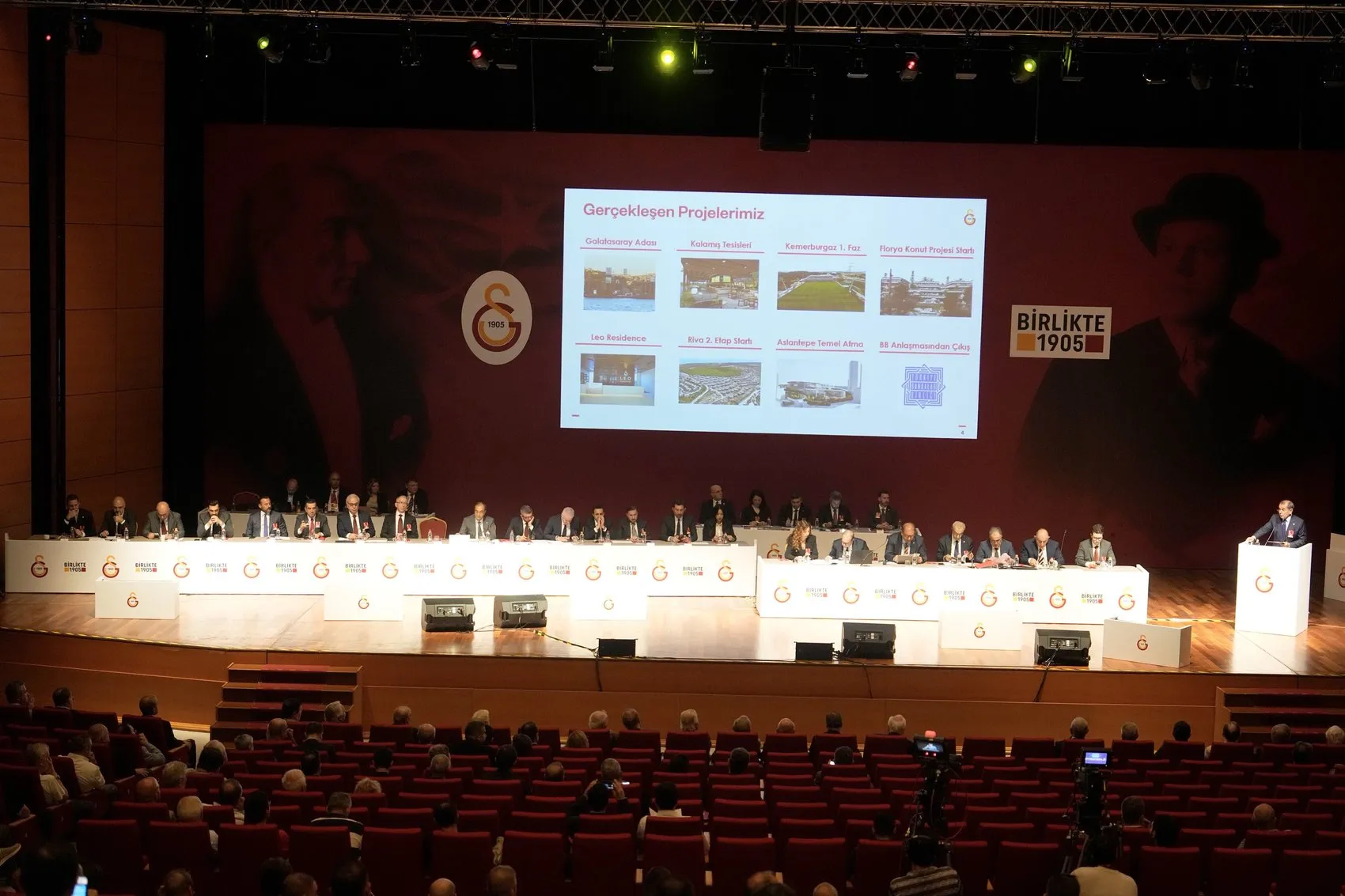 Galatasaray yönetimi dev projeler için genel kuruldan tam yetkiyi aldı