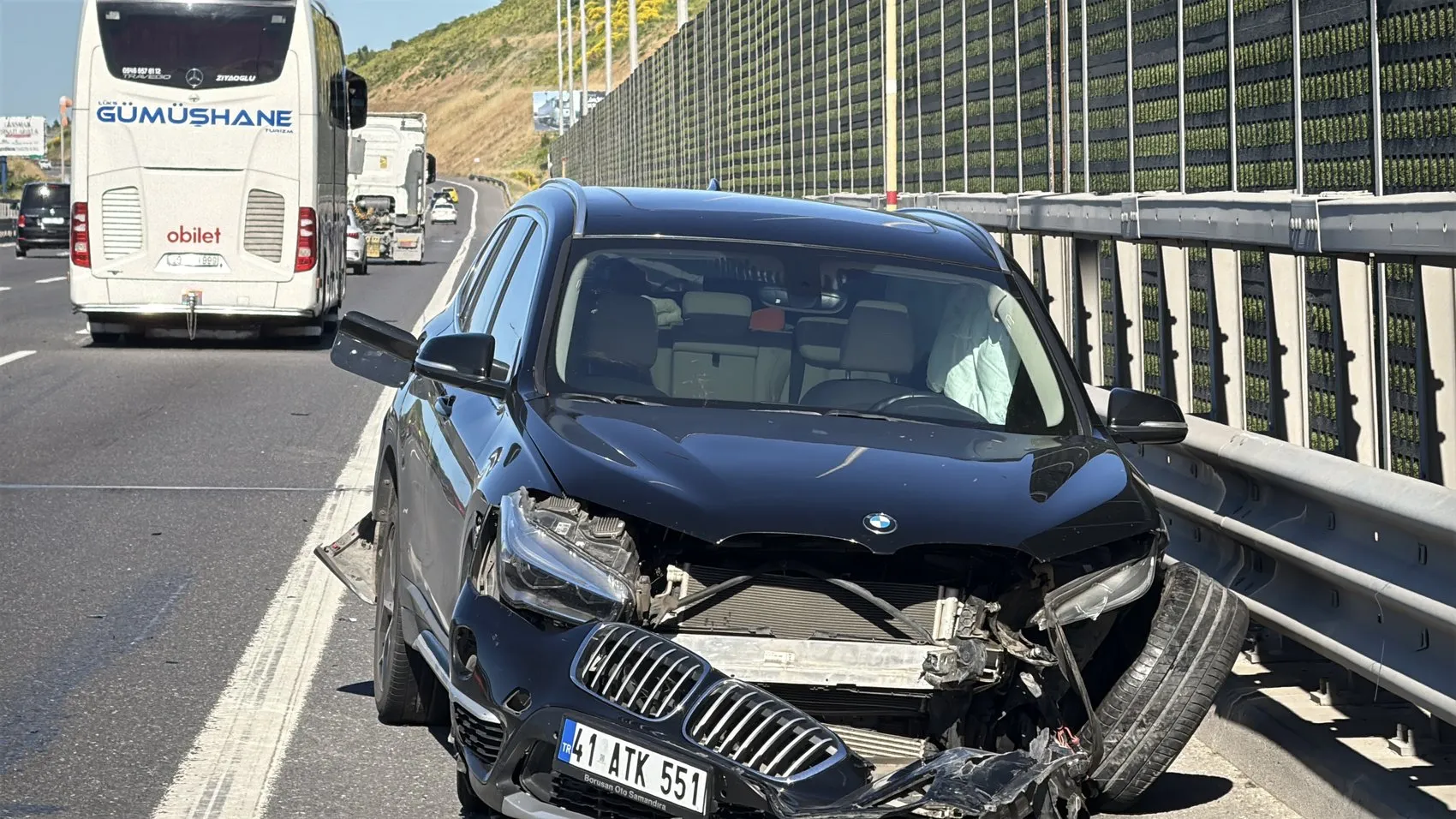 Kuzey Marmara Otoyolu'nda zincirleme kaza