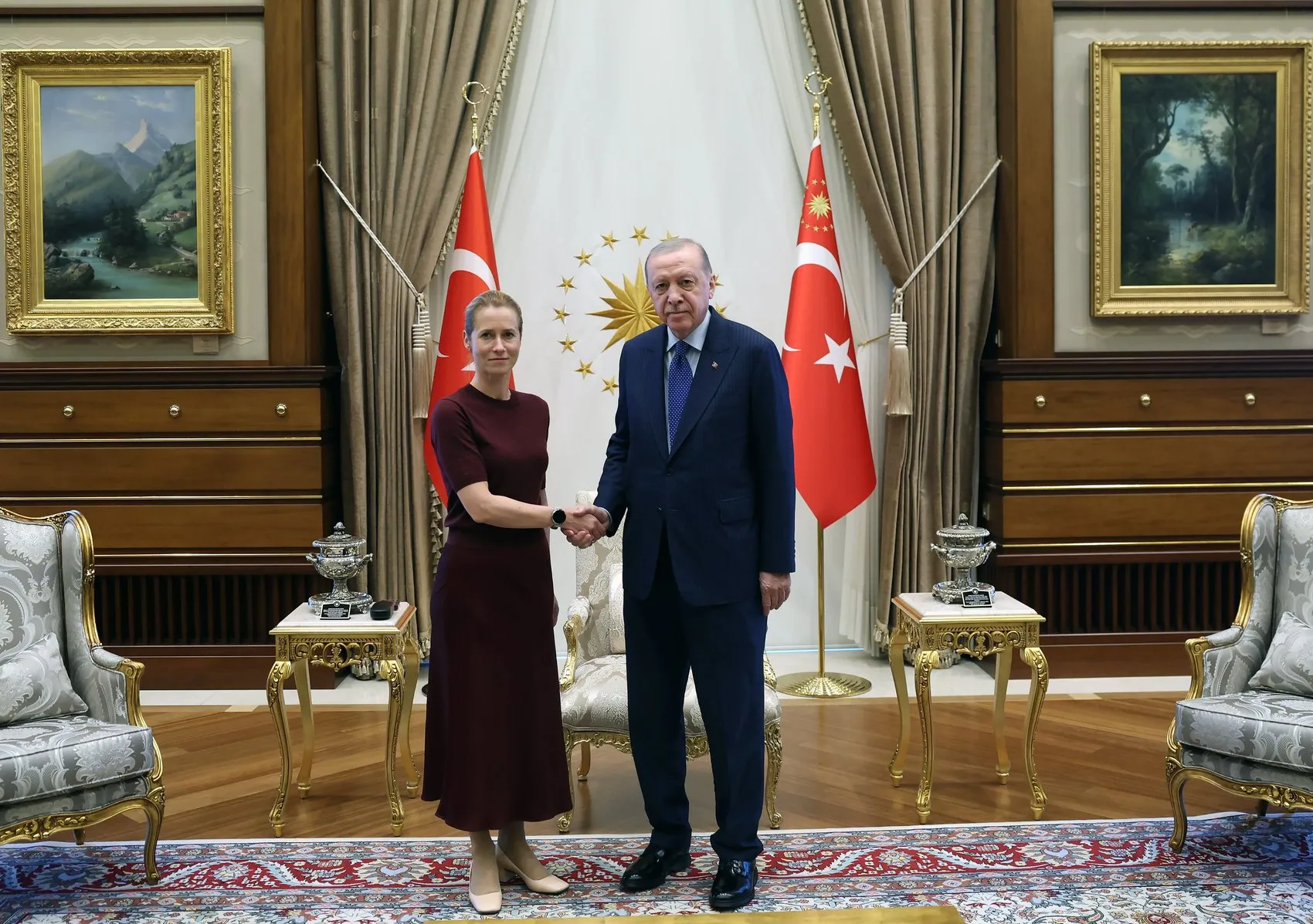Erdoğan ve Kallas Ankara'da masaya oturdu