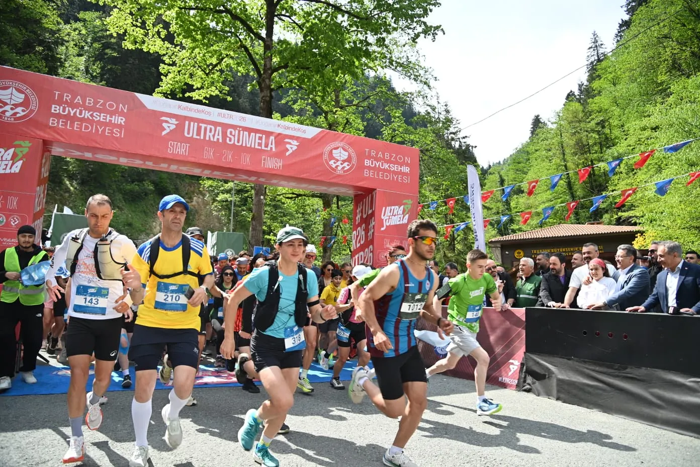 Sümela’nın gölgesinde 647 sporcu nefes kesti
