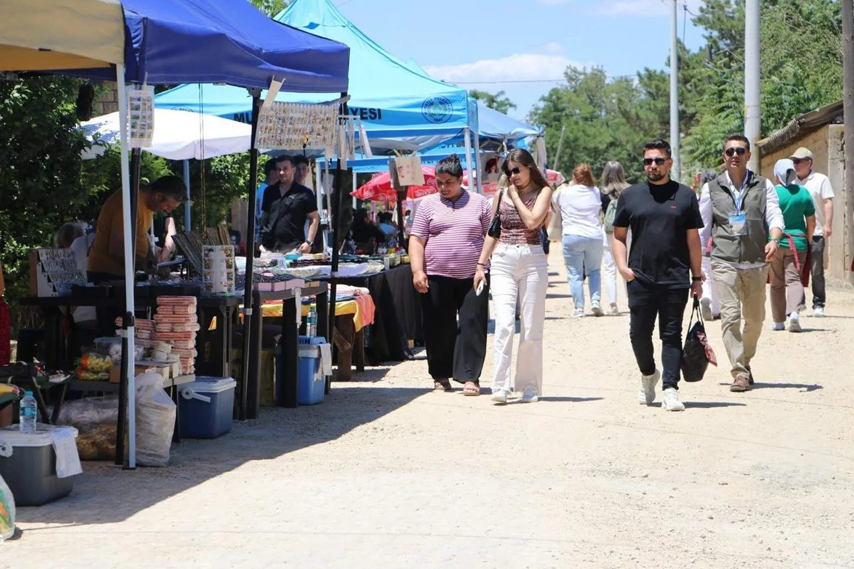 Tekirdağ'ın Leylek Köyü'nde şenlik zamanı