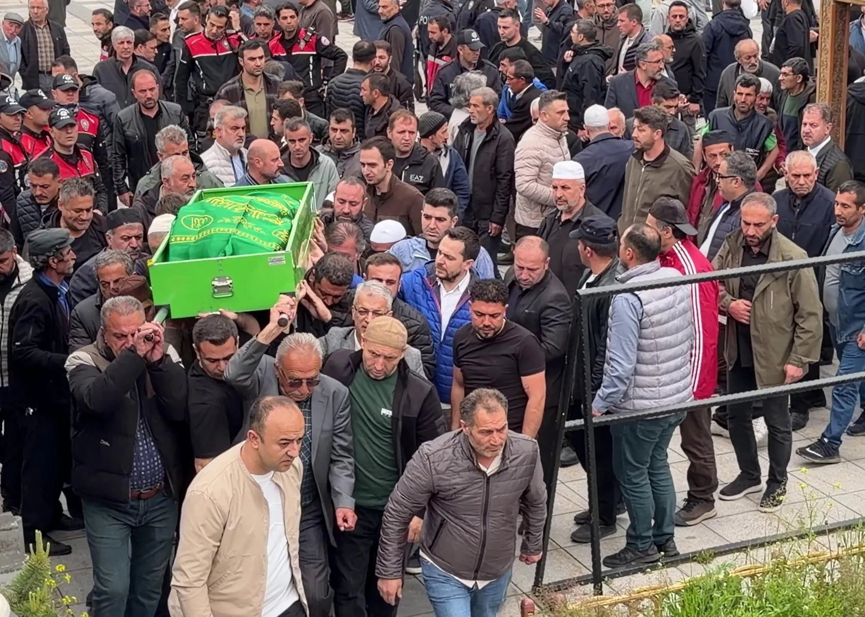 Erzurum’da yürek yakan veda