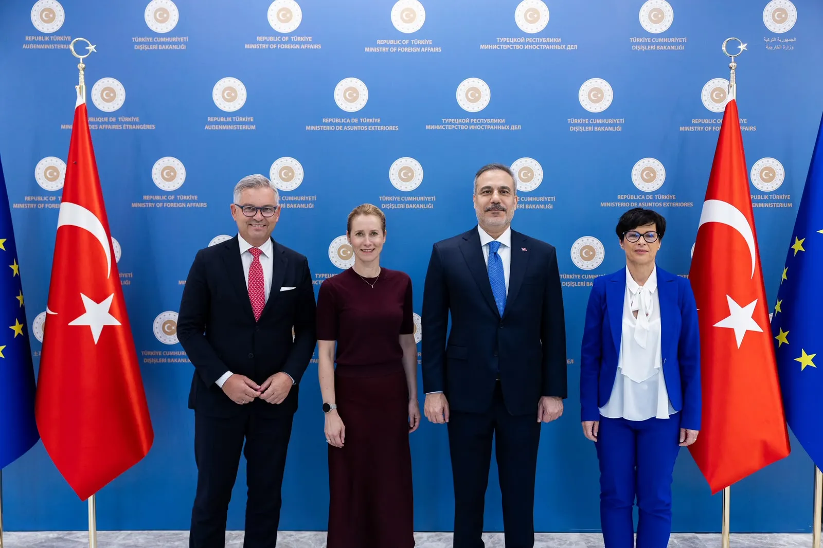 Hakan Fidan Ankara’da AB heyetiyle masaya oturdu