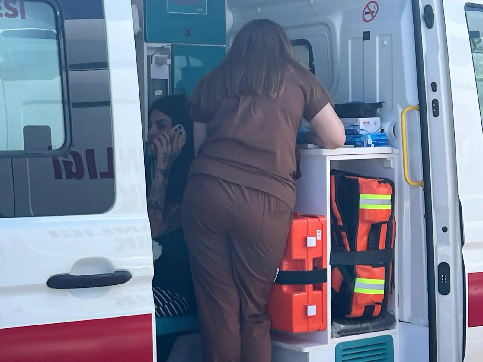 Nevşehir'de iki otomobil çarpıştı 7 kişi yaralandı