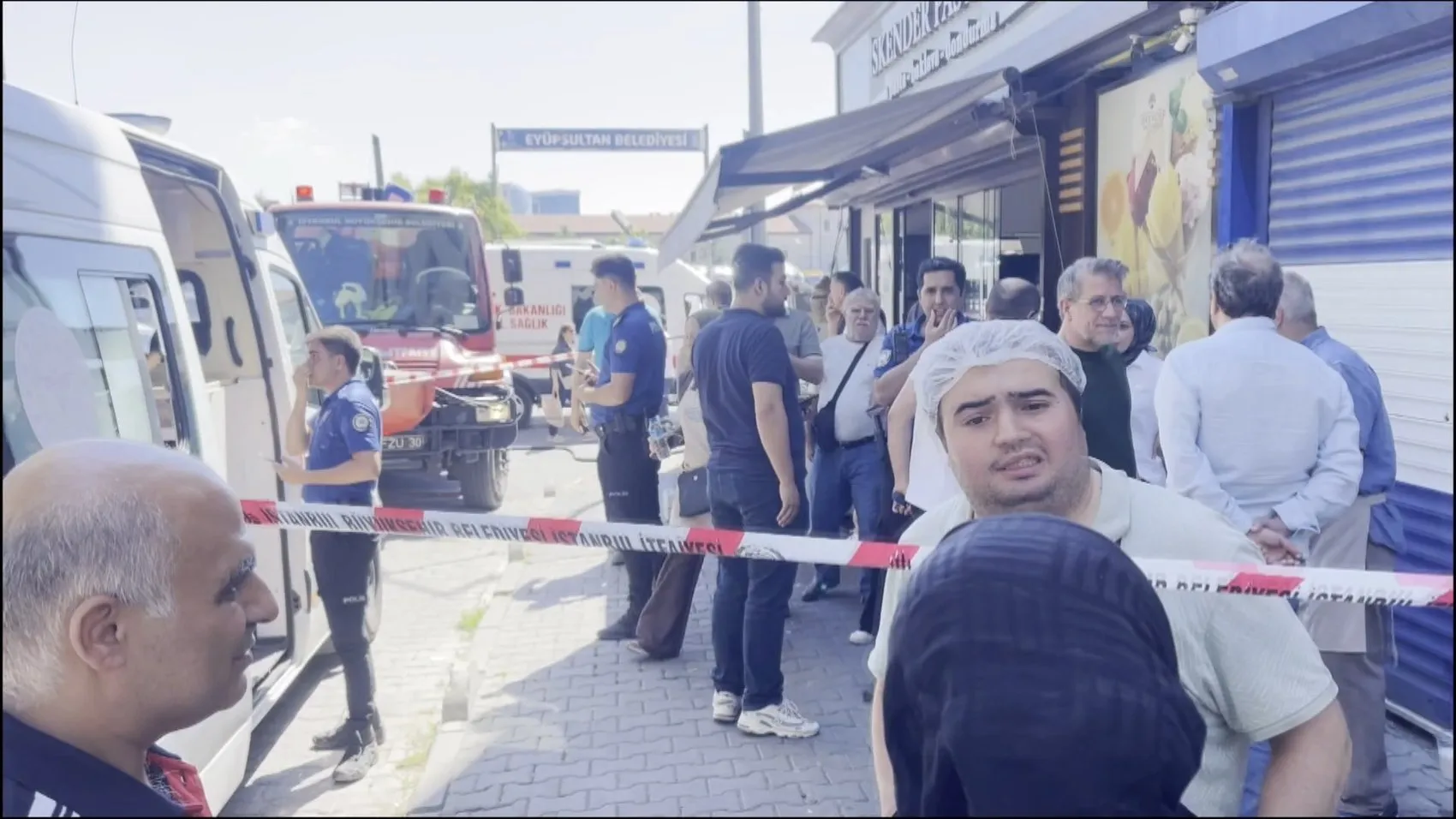 Eyüpsultan’da pastaneyi gaz bastı 5 kişi hastanelik oldu