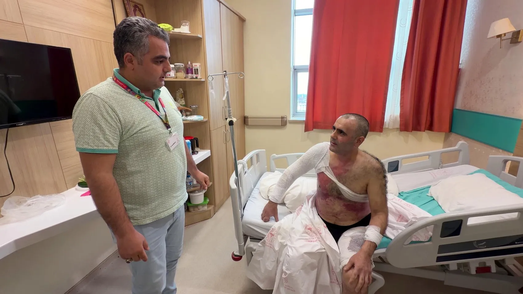 İnşaatta elektrik faciası 42 gündür süren yaşam mücadelesi