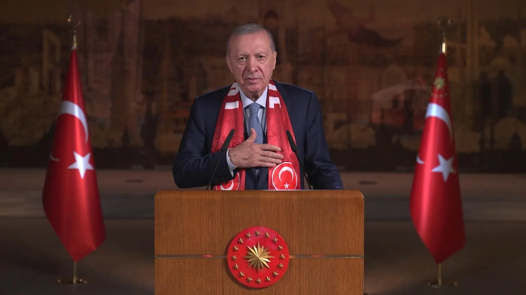 Erdoğan'dan Milli Takım'a Dünya Kupası mesajı