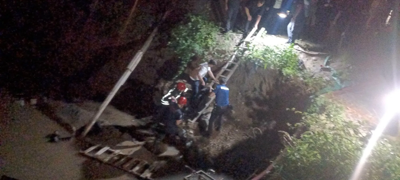 Trabzon Araklı'da inşaat temelinde acı ölüm