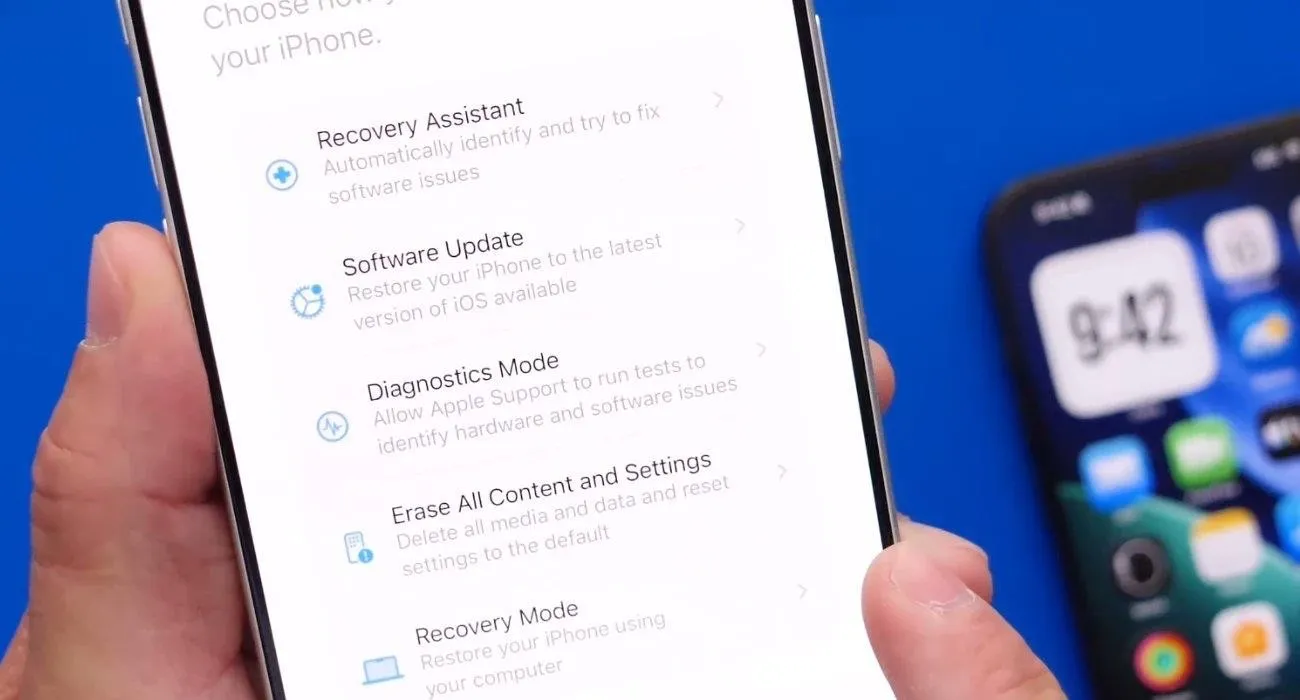 iOS 27 yeni iPhone kurtarma seçenekleri
