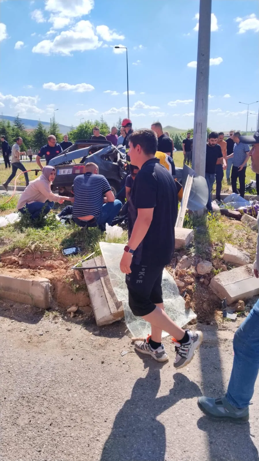 Kayseri Bünyan'da feci kaza 3 ölü ve 5 yaralı var