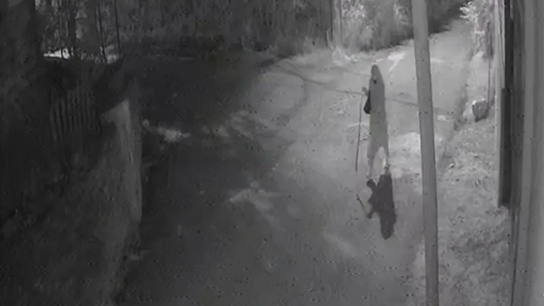 Çatalca'da marketi ateşe veren maskeli kadın güvenlik kamerasında