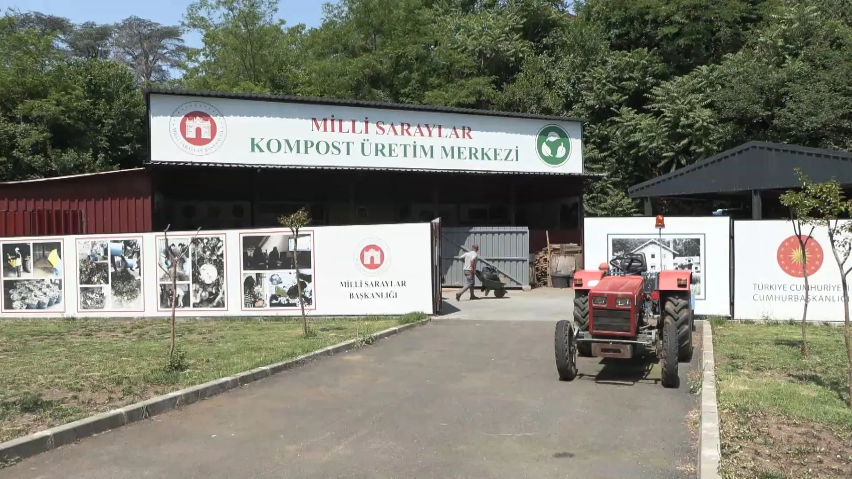 Milli Saraylar bahçelerindeki atıkları doğaya geri kazandırıyor