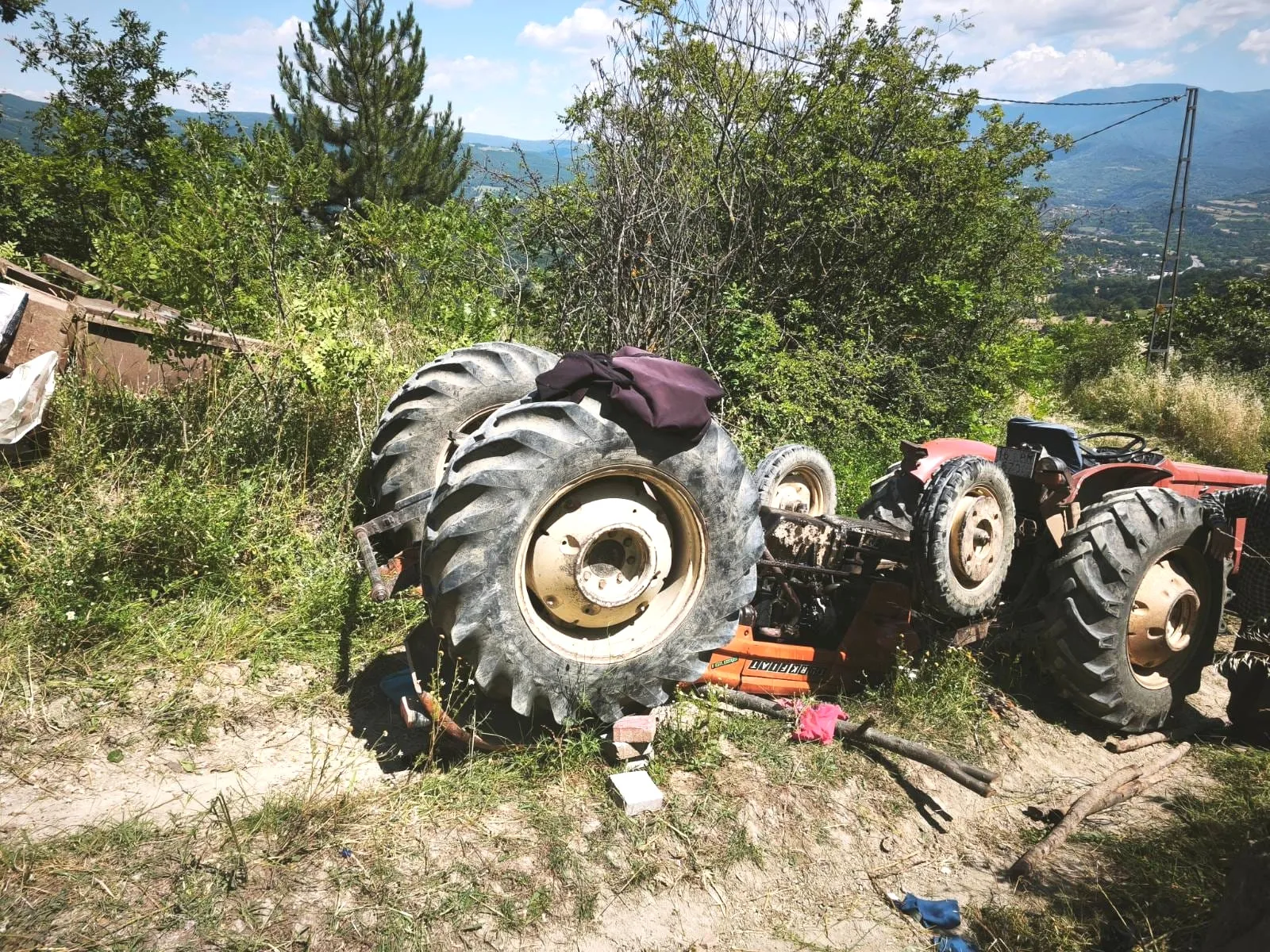 İnegöl'de traktör kazası can aldı
