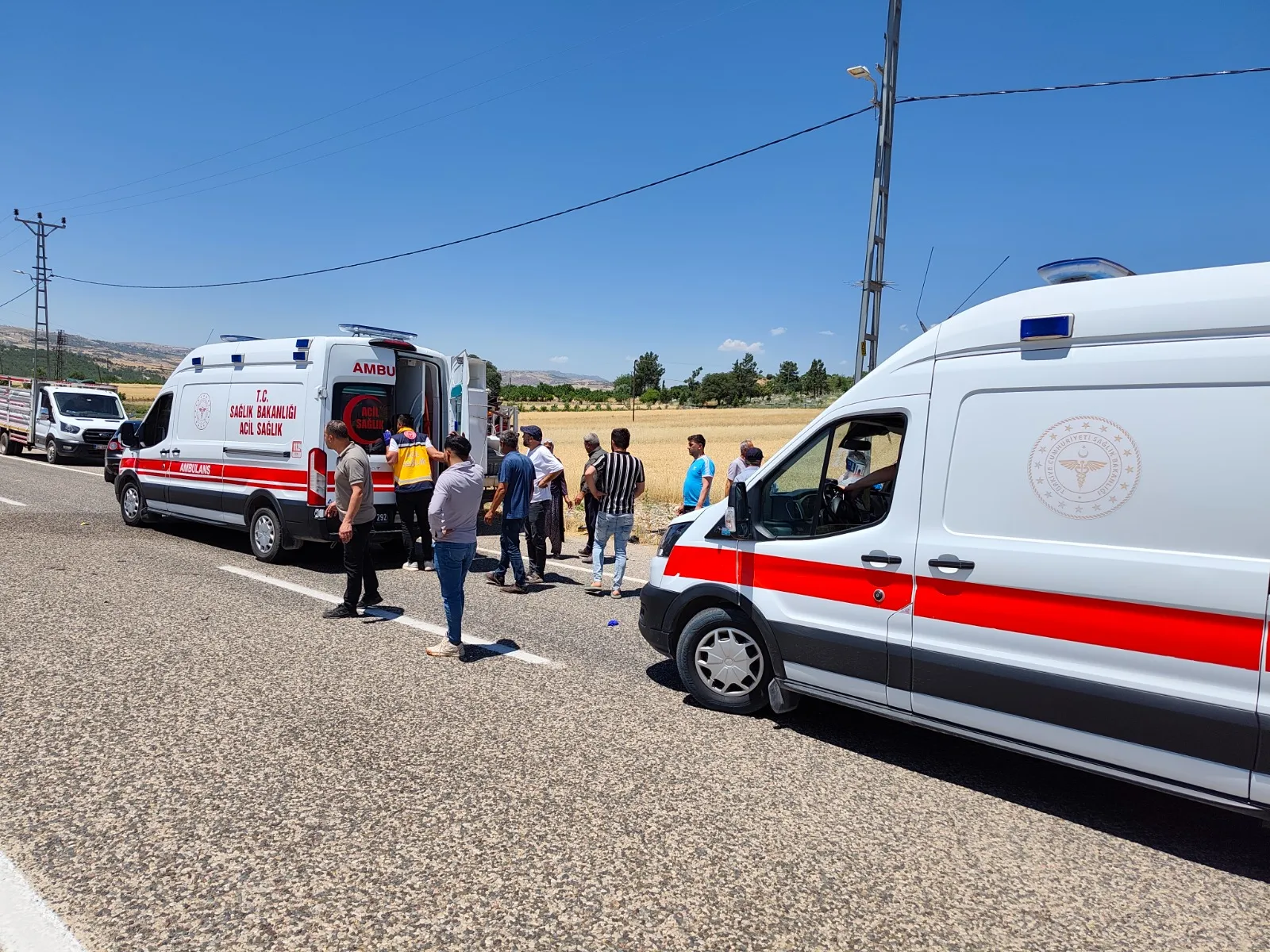 Besni yolunda feci kaza 1 ölü 1 yaralı