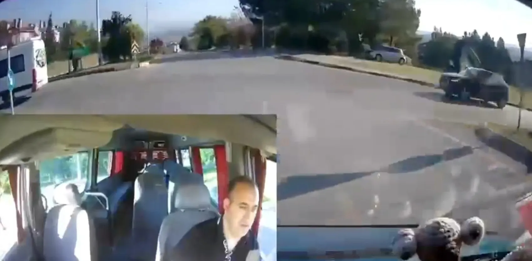 Sakarya’da trafikte savcı ve minibüs şoförü birbirine girdi