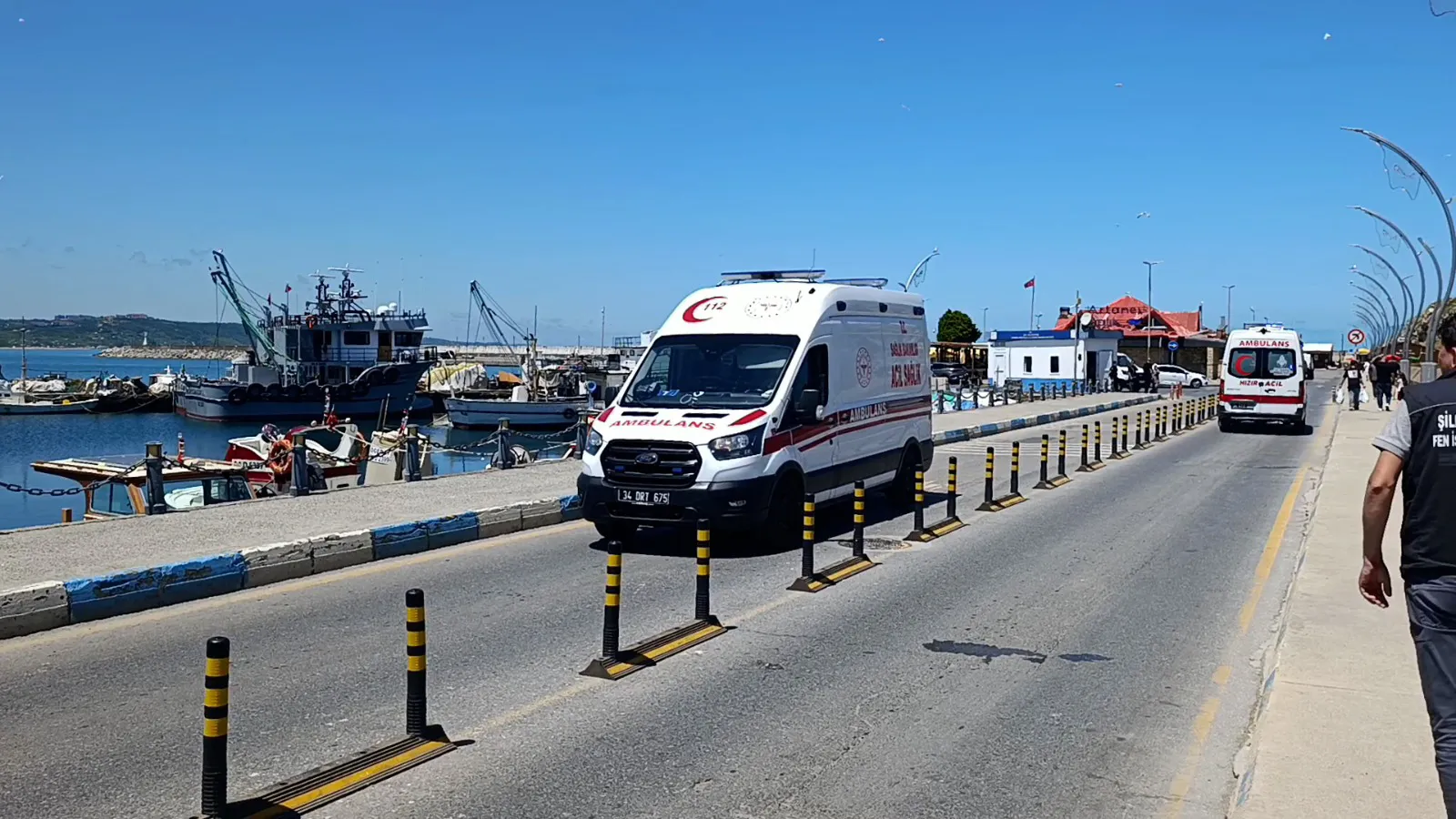 Şile’de denize giren genç ölümden döndü