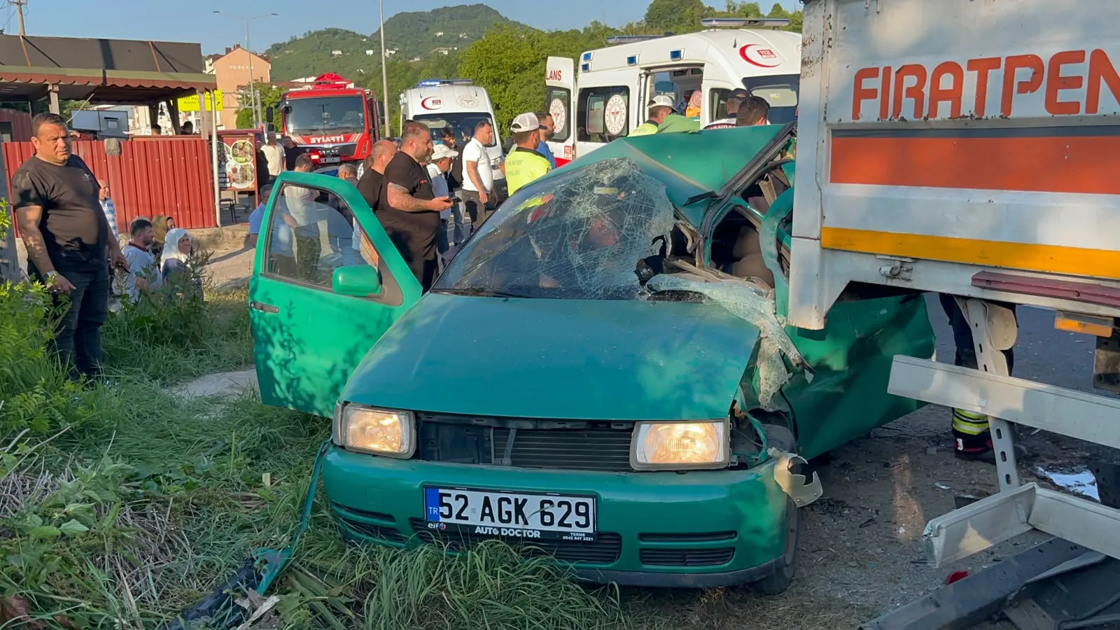 Ordu Fatsa'da zincirleme kaza 3 kişi hastaneye kaldırıldı