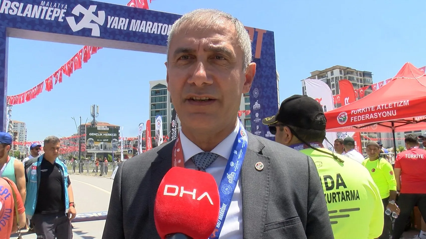 Malatya Arslantepe’de binlerce kişi koştu