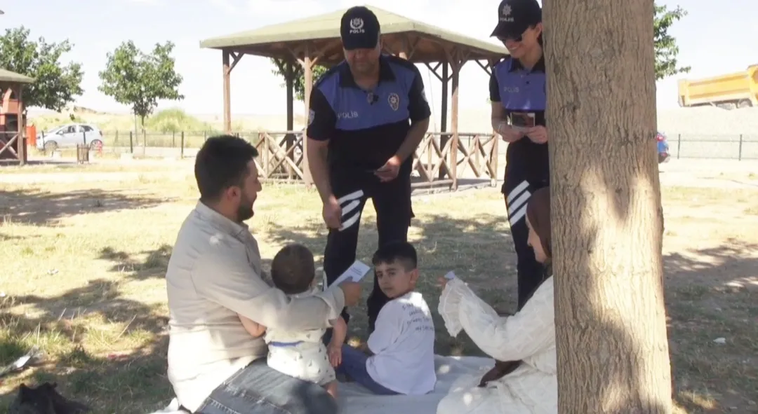 Batman'da serinleme tehlikesi Polis su kenarlarında nöbette