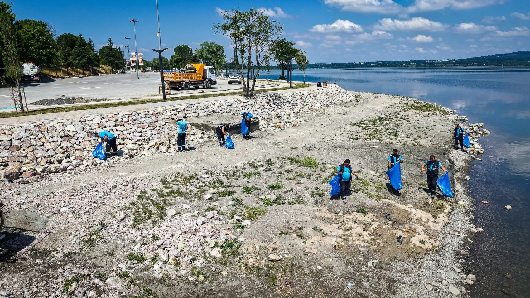 Sapanca Gölü'nde büyük temizlik operasyonu
