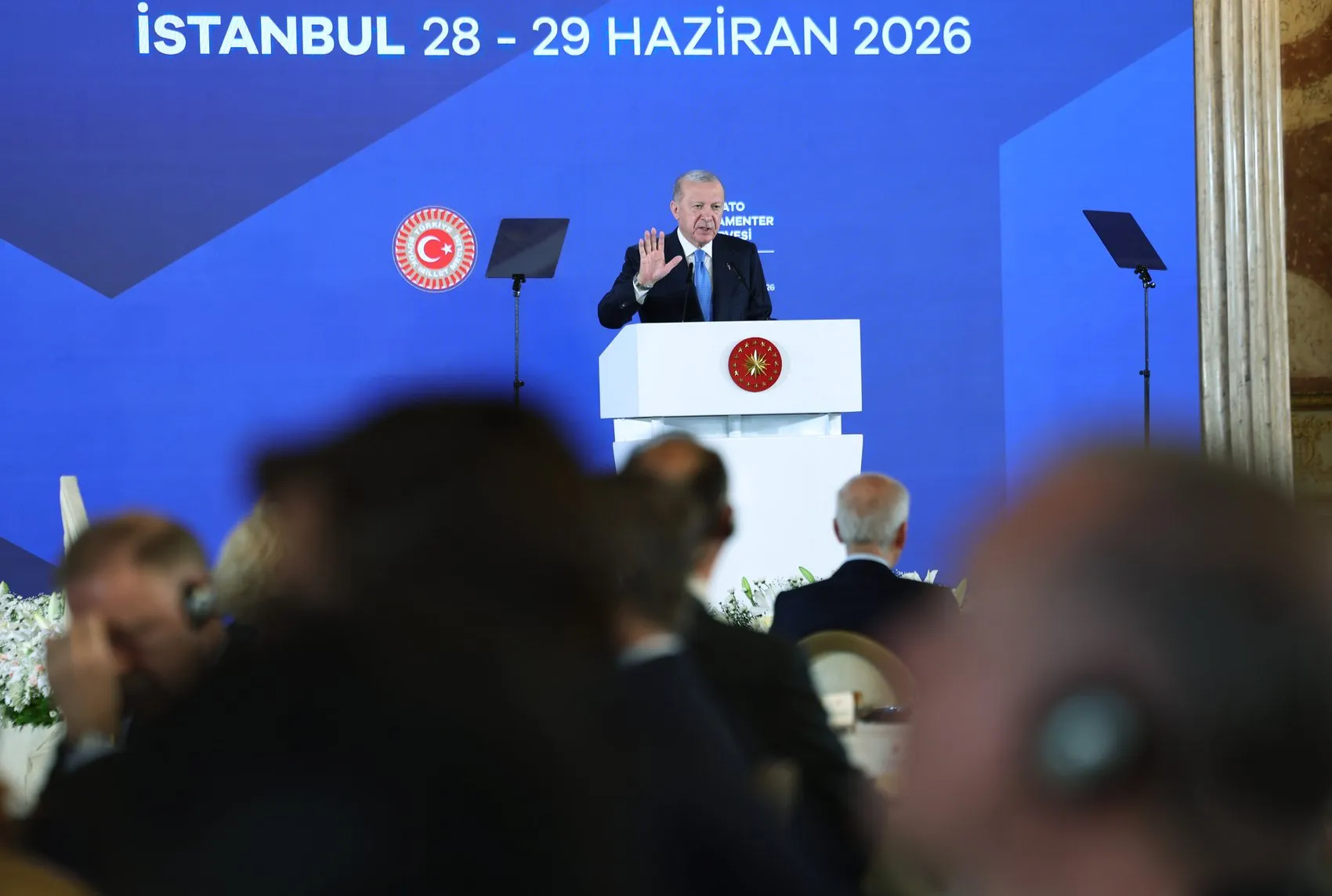 Erdoğan NATO heyetine seslendi Gazze ve Filistin vurgusu