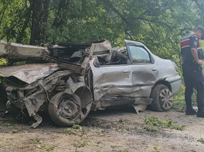 Düzce'de feci kaza 250 metreden uçuruma yuvarlanan sürücü kurtarılamadı