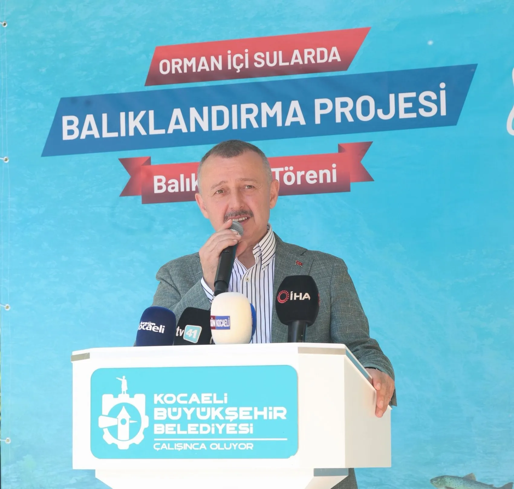 Kocaeli’nin derelerine 50 bin yeni misafir bırakıldı