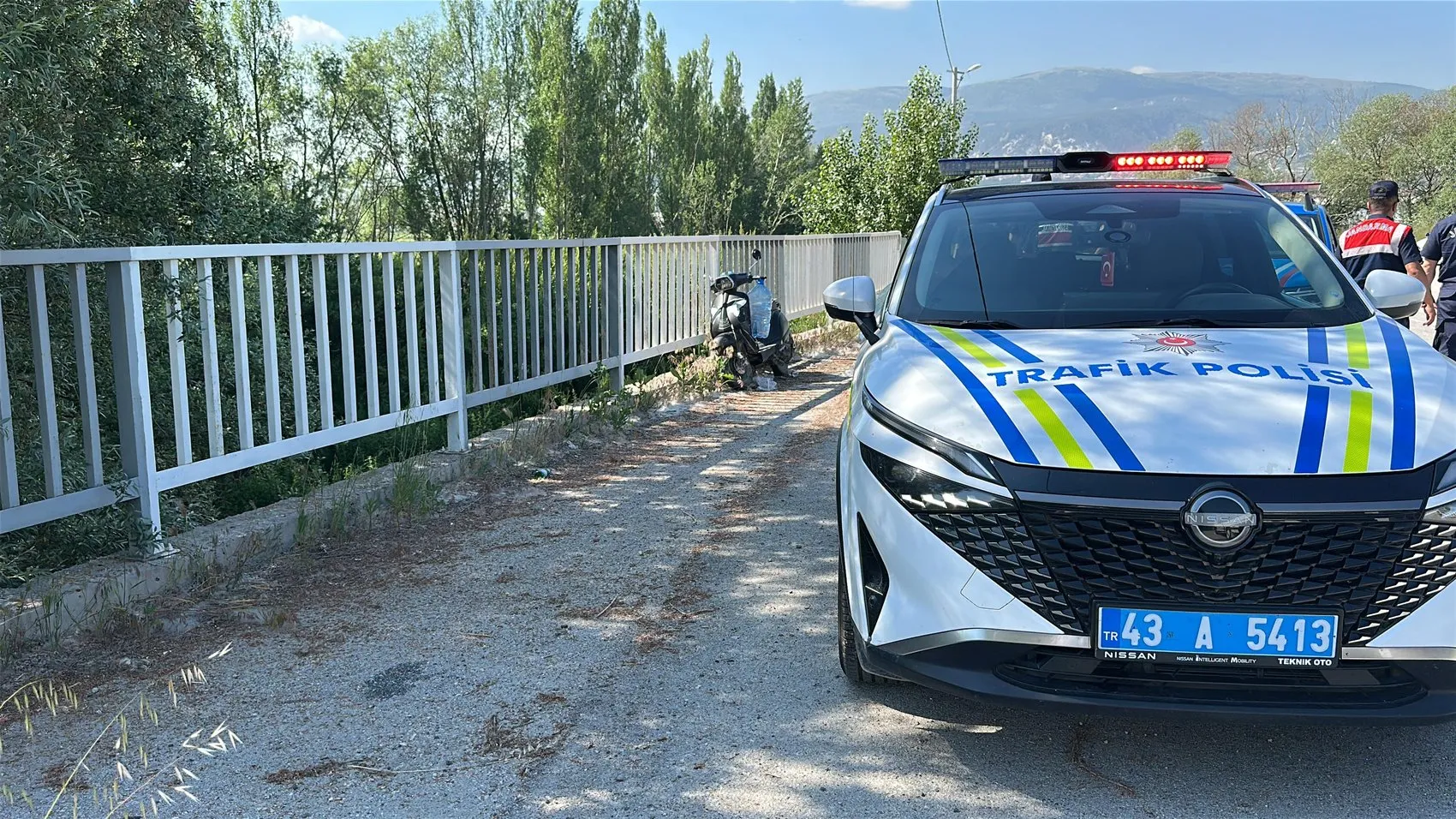 Kütahya’da trafik kazası Motosiklet sürücüsü yaşam mücadelesi veriyor