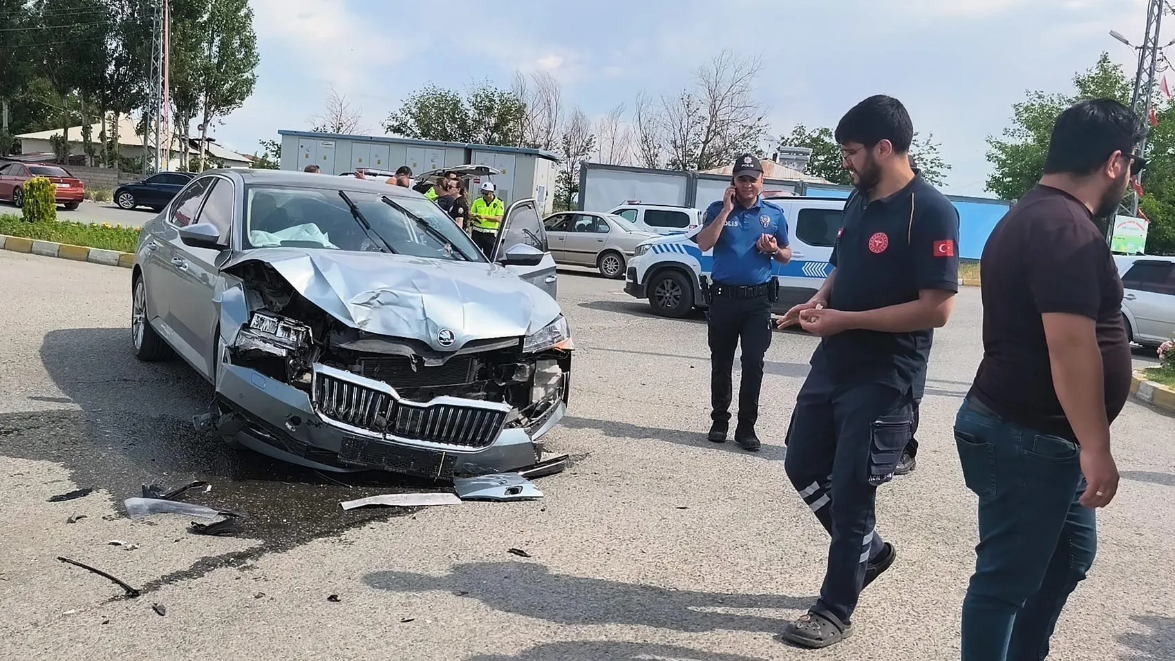 Iğdır'da sabah trafiğinde kaza