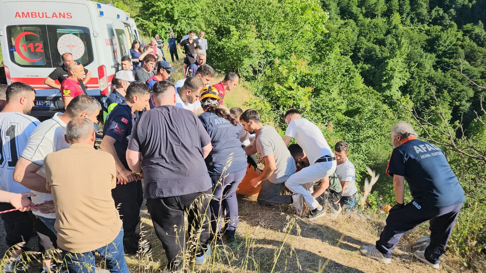Zonguldak'ta şelale faciası