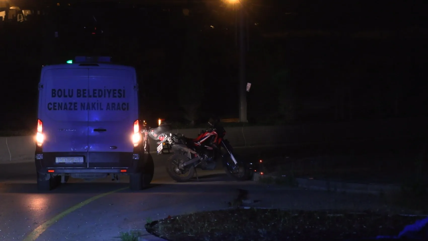 Bolu'da gece yarısı motosiklet kazası 45 yaşındaki sürücü hayatını kaybetti