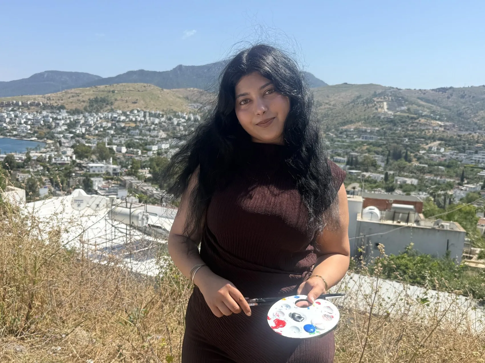 Bodrum sokakları Meryem ile renklendi