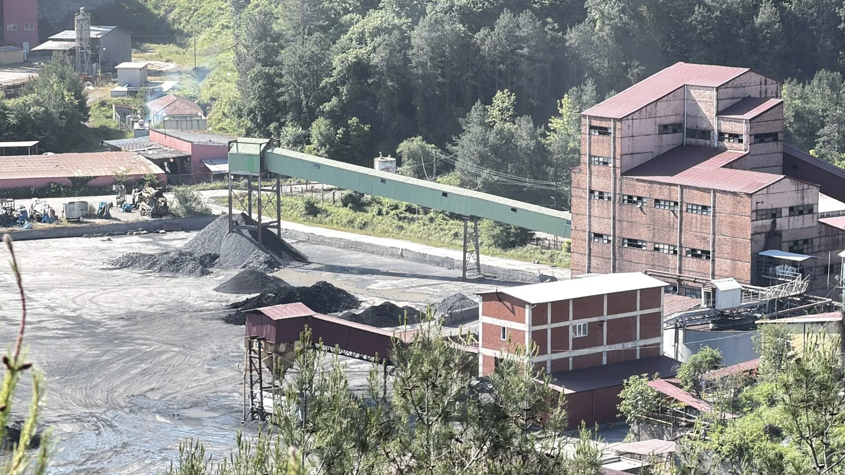 Amasra’daki maden ocağında üretim yangın nedeniyle durduruldu