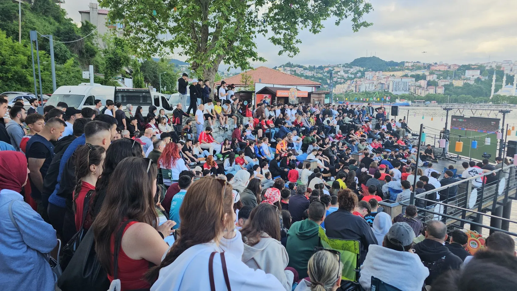 Zonguldak Limanı'nda milli maç heyecanı hüsranla bitti
