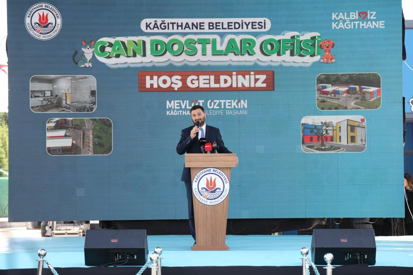 Kağıthane’de sokak hayvanları için dev yaşam kampüsü açıldı