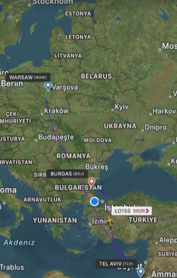 Polonya uçağında kaçırılma paniği ve F-16'ların müdahalesi