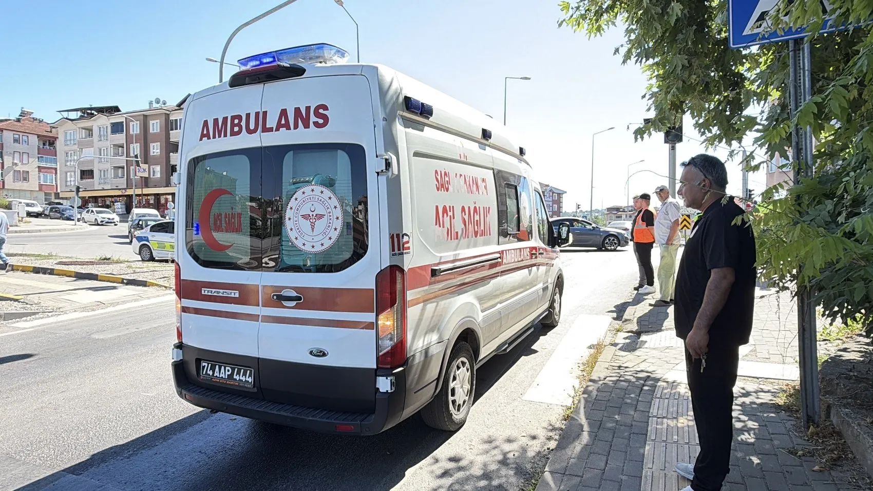Bartın'da mazot sızıntısı motosikletlileri yere serdi
