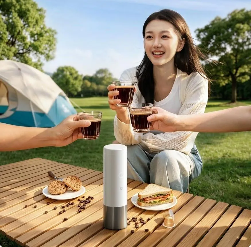 Xiaomi'den tek şarjla 400 kahve yapan taşınabilir kahve makinesi