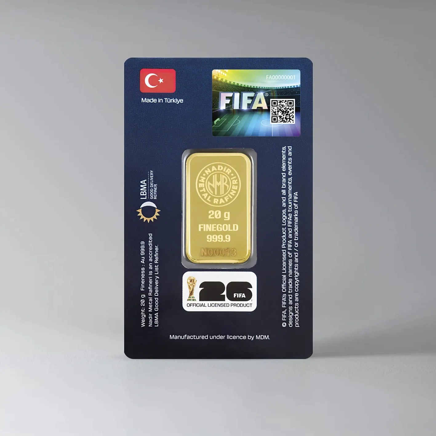 Dünya Kupası heyecanı altın külçelere işlendi