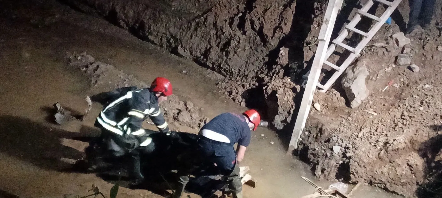 Trabzon Araklı'da inşaat temelinde acı ölüm