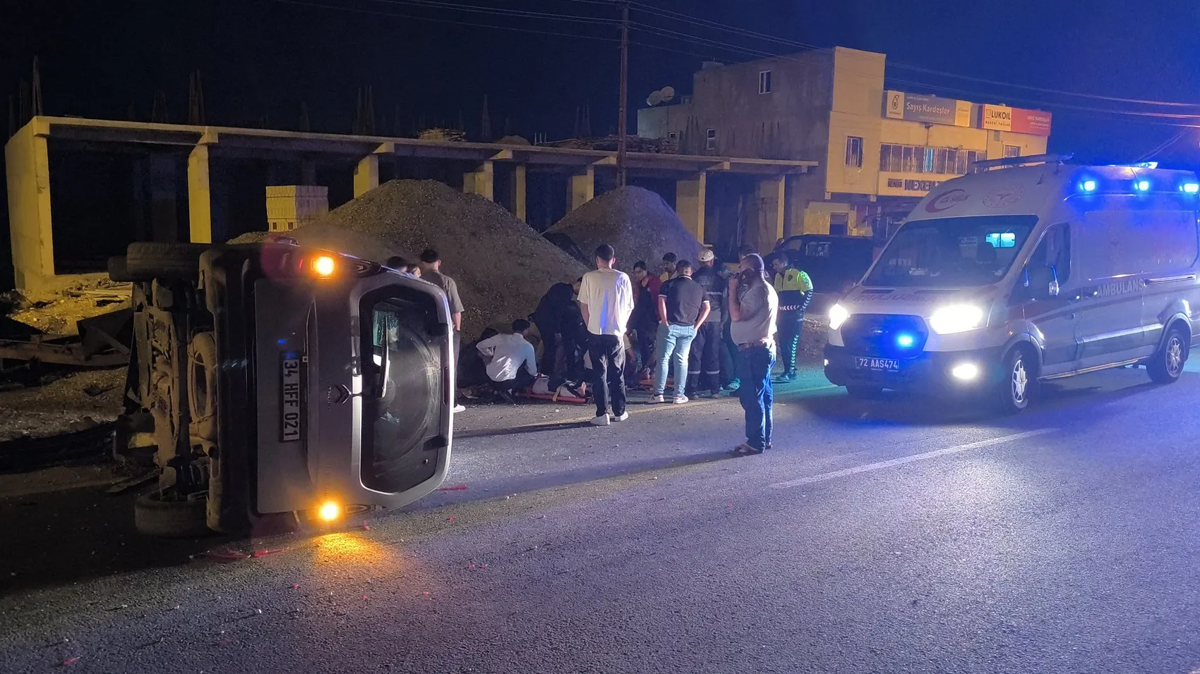 Batman’da düğün dönüşü facia Araç takla attı