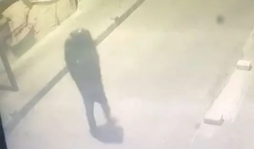 Kırıkkale'de çöp poşetli kundakçı kamerada