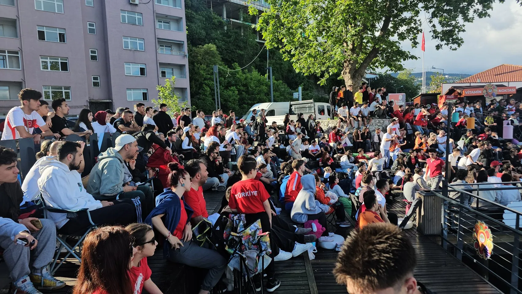Zonguldak Limanı'nda milli maç heyecanı hüsranla bitti