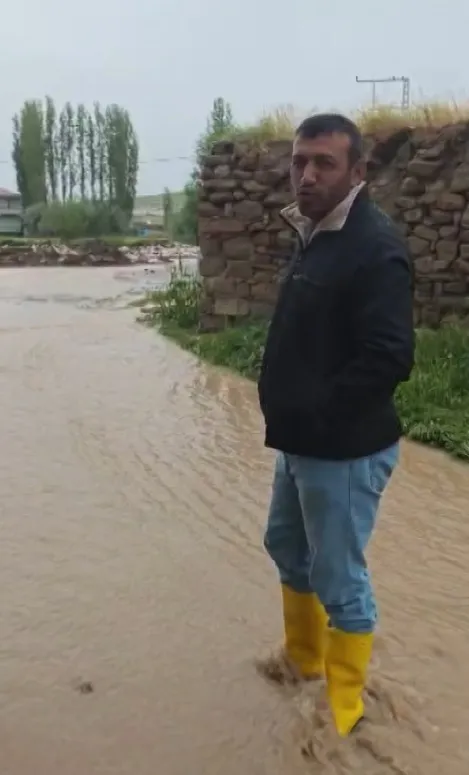 Sivas'ın Ulaş ilçesinde dolu yağışı tarım arazilerini vurdu