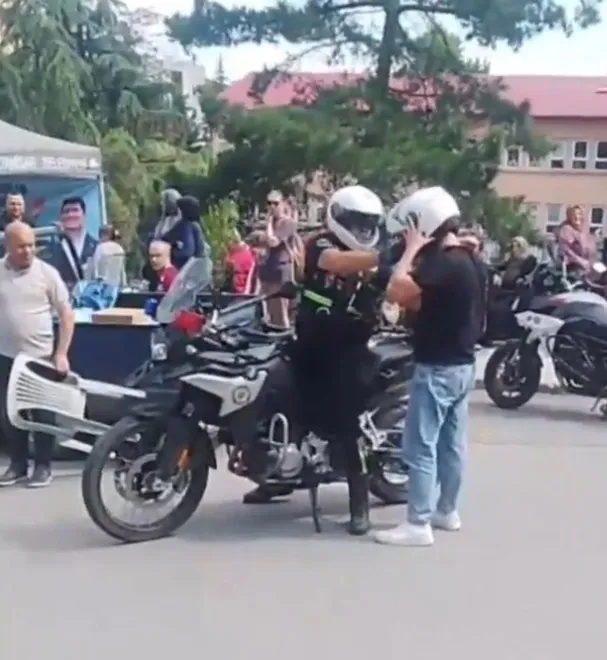 Trabzon'da sınav telaşına polis müdahalesi