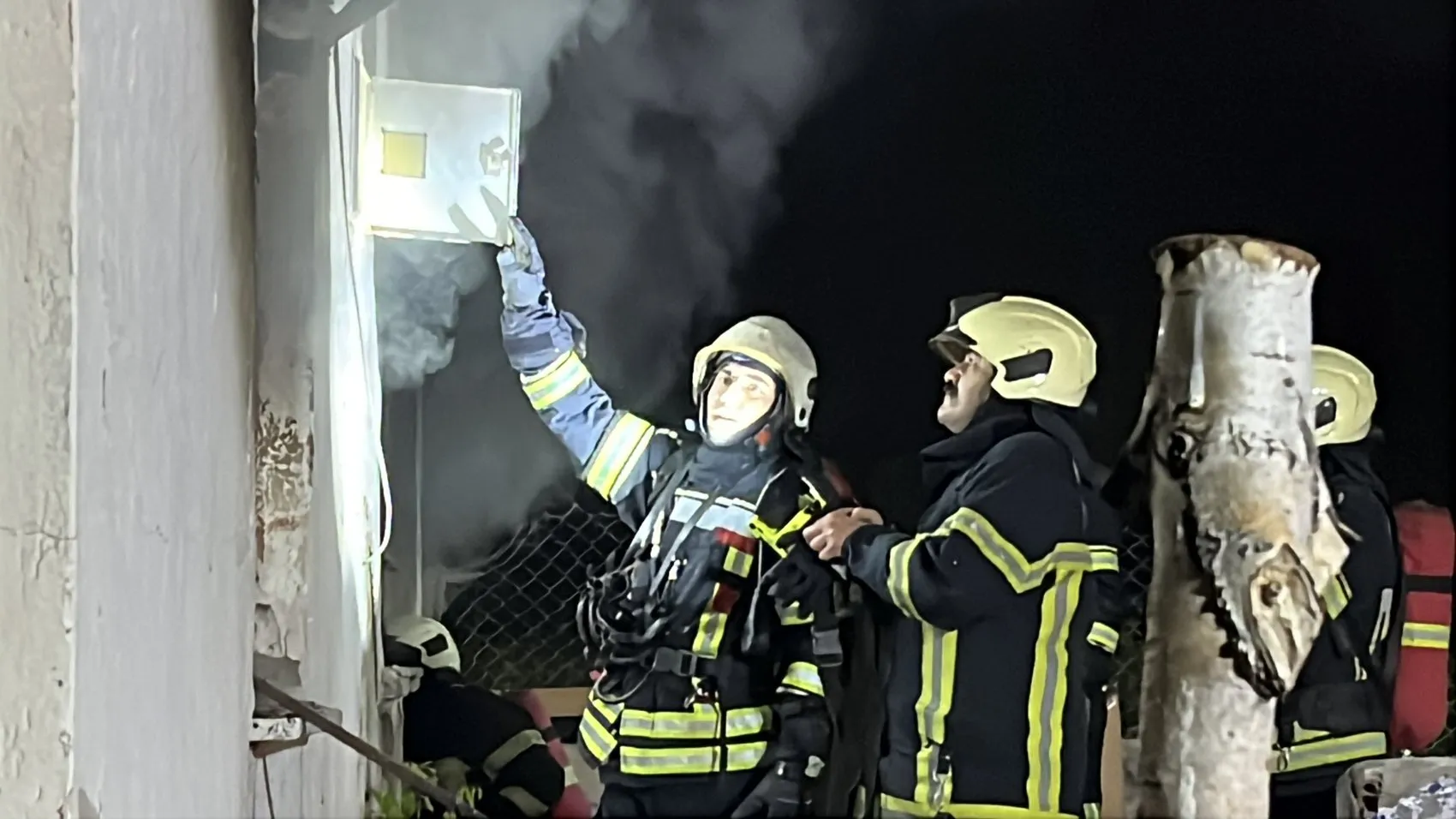 Kayseri'de gece yarısı korkutan yangın