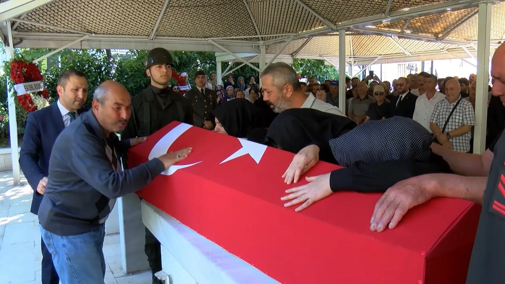 Ankara'daki kazada hayatını kaybeden asker son yolculuğuna uğurlandı