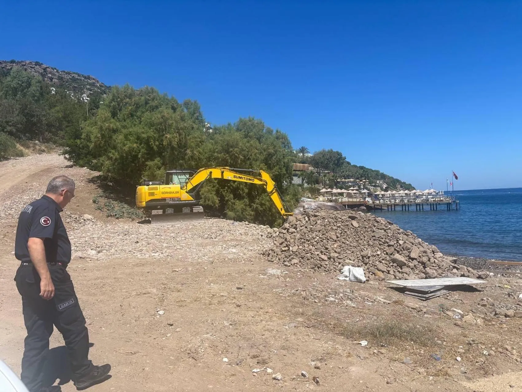 Bodrum sahilini betona boğan firmaya ağır fatura