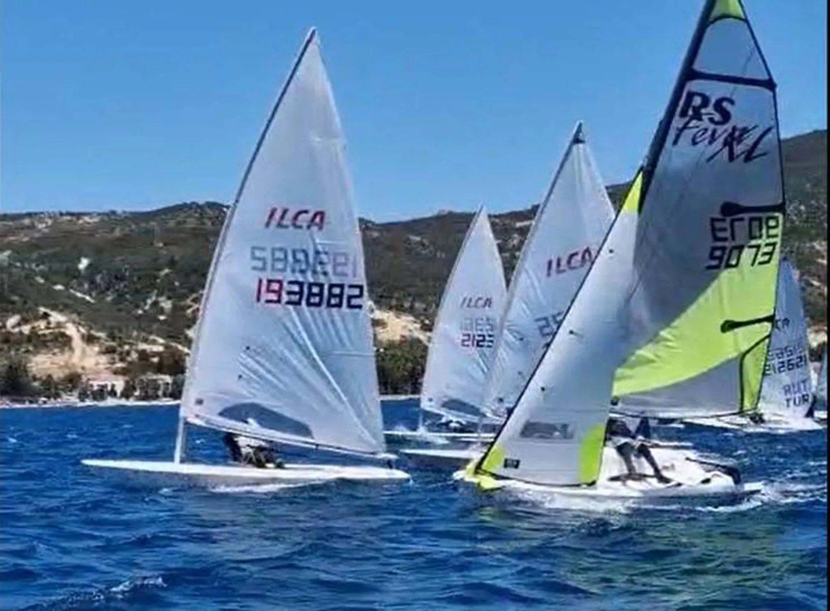Foça'nın rüzgarı milli sporcuları olimpiyat yolunda ağırladı