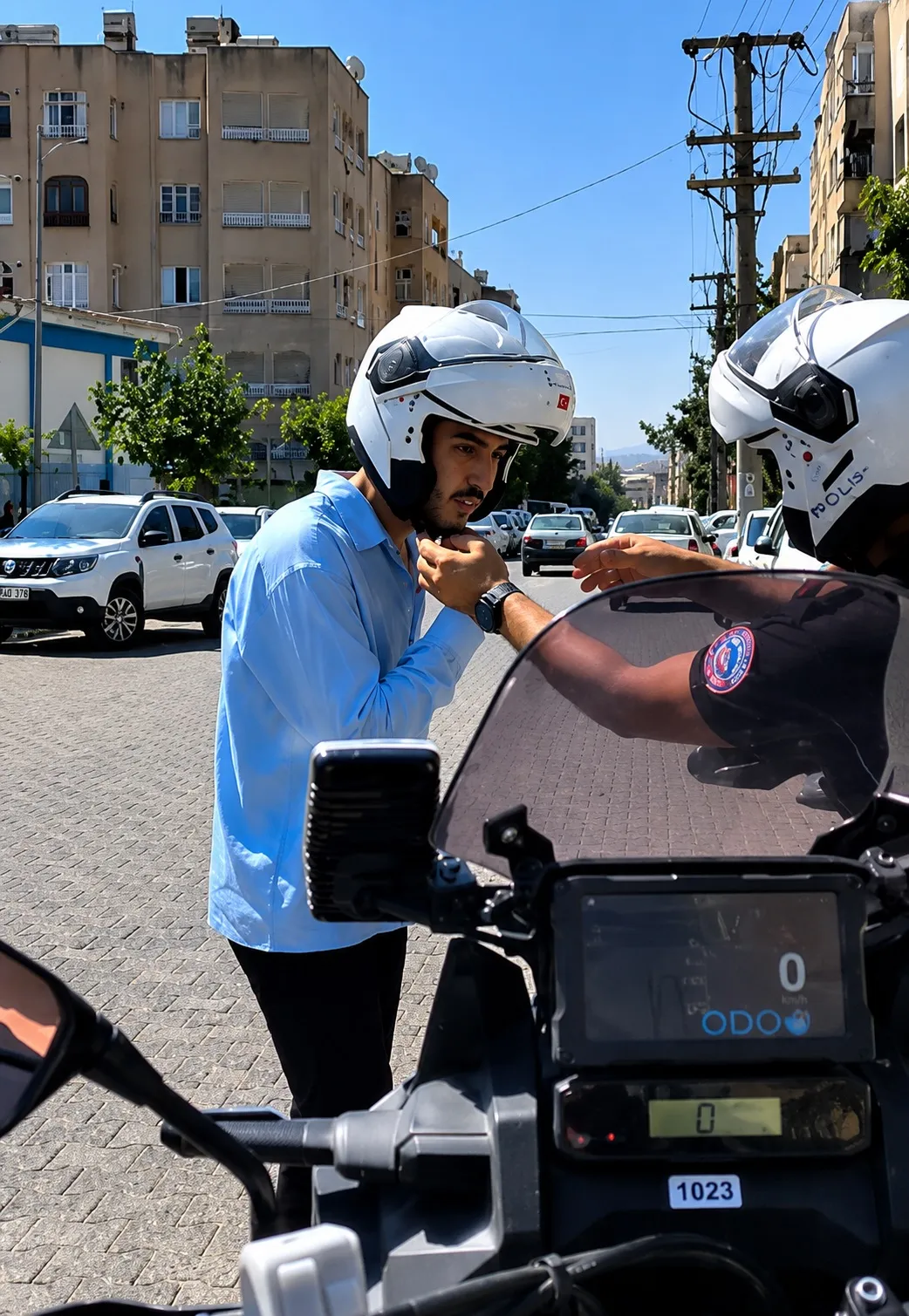 Şanlıurfa’da sınav stresi yaşayan öğrencilere polis desteği